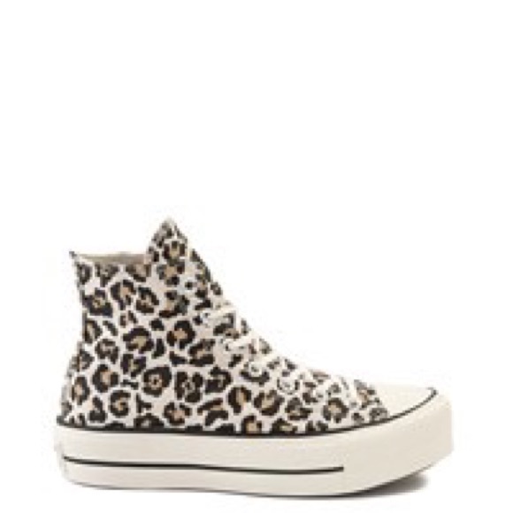 Converse Shoes - LEOPARD PRINT PLATFORM CONVERSE